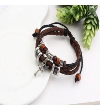 Brown Adjustable Bracelet Unique Present in Women's Wrap Bracelets