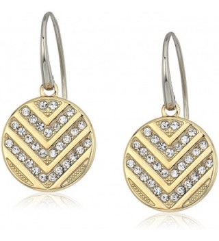 Fossil Chevron Glitz Drop Earrings - Gold tone - CD186DGI6I3