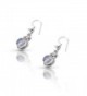 Moonstone Delicate Earrings Sterling Vintage