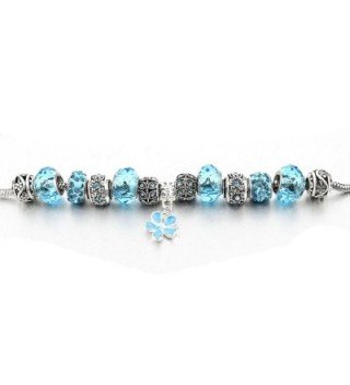 Long Way Silver Plated Bracelet in Women's Charms & Charm Bracelets