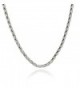 Sterling Silver 3mm Spiga Wheat Chain Necklace - 16- 18- 20- 24- 30 Inches - C017YQU2W3Z
