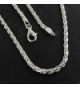 Italian Sterling Silver Spiga Necklace in Women's Chain Necklaces