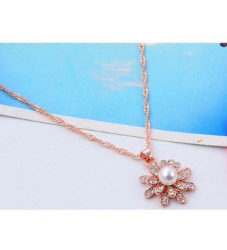 GSM Accessories Rhinestone Necklace NK1153 Rose