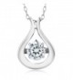 Sterling Solitaire Swarovski Zirconia Compenent