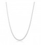 925 Sterling Silver Diamond-Cut Twister Rope Chain Necklace- 2mm- 18"- with Jewelry Box - CQ1293X661D