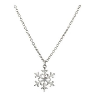 Lux Accessories Snowflake Christmas Earrings