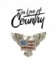 Love Country American Eagle Brooch in Women's Brooches & Pins