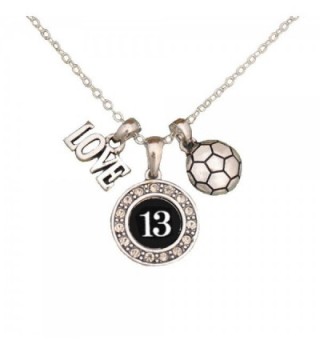 Custom Player Jersey ID Soccer Necklace (Available in 25 numbers) - CC11J2NYN3D