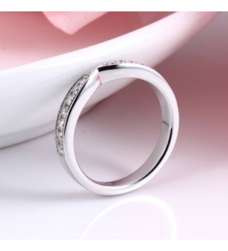 Moissanite Diamond Eternity Anniversary Sterling in Women's Wedding & Engagement Rings