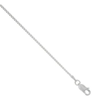 Sterling Silver Spiga Wheat Chain Necklaces & Bracelets Nickel Free Italy- 7-30 inch - CN12GFQ5SY7