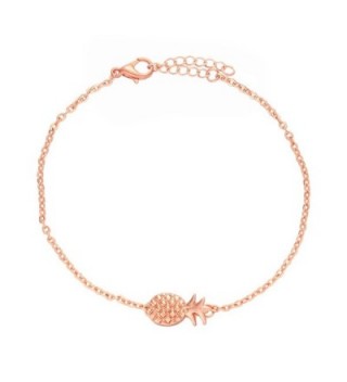 NOUMANDA Lovely Fruit Chain Metal Pineapple Charm Bracelets Fashion Jewelry - CH12O8DW0UJ