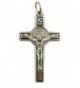 Silver Saint Benedict Crucifix Pendant in Women's Pendants