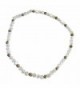 Clear AB Crystal Beaded Stretch 9" Anklet (A61) - CI12NVFWP3D