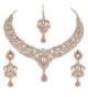I Jewels Necklace Set with Maang Tikka & Earrings for Women M4049ZW - CP12HB58ZF5
