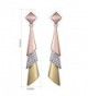 XZP Statement Earrings Zirconia Tricolor