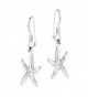 Dancing Starfish Sterling Silver Earrings