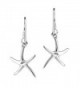 Dancing Starfish Sterling Silver Earrings in Women's Drop & Dangle Earrings