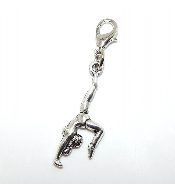Pro Jewelry Clip-on "Gymnast" Charm Dangling - CT11LZ7LOGN