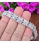 EVER FAITH Silver Tone Wedding Bracelet in Women's Tennis Bracelets