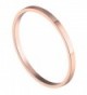 PAURO Women's Stainless Steel Rose Gold Plated Knuckle Midi Ring Set Stackable 1.5MM Plain Band - CD185O2LK57