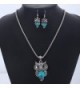 YAZILIND Vintage Necklace Earrings Bracelet in Women's Jewelry Sets