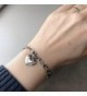 Womens Stainless Steel Bracelet Adjustable in Women's Charms & Charm Bracelets