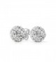 Earrings Micro Zirconia Sterling Silver in Women's Stud Earrings