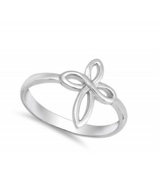 Infinity Cross Christian Sterling Silver