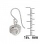 Sterling Silver Love Dangling Earrings in Women's Drop & Dangle Earrings