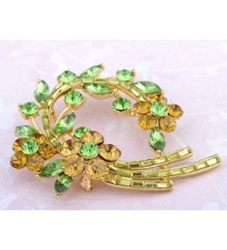 Alilang Crystal Rhinestone Spring Floral