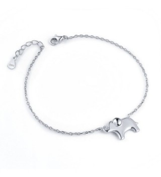 ATHENAA S925 Sterling Silver Lovely Elephant Pendant Necklace Earring Bracelet for Women - CN17YW9GM39