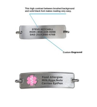 Divoti Engraved Bracelet Stainless Pink 8 0