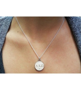 Alpha Omega Sorority Lavalier Necklace