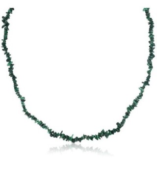 447 00 Carat Malachite Chip Necklace