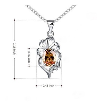 Mealove Gorgeous Flowers Zirconia Necklace in Women's Chain Necklaces