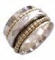 Energy Stone "CLARITY" Meditation Spinning Ring (Sku US01) - CA186QG0E73