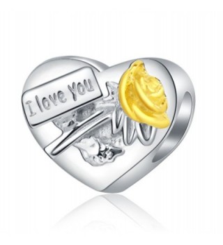 I Love You My Wife Idear Gifts from Husband 925 Sterling Silver Charms for Bracelets Anniversary Wedding Jewelry - C5188ZIOS62