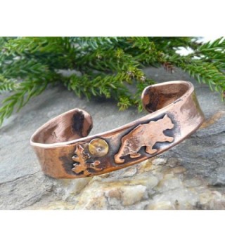 American Rustic Unisex Copper Bracelet in Women's Cuff Bracelets