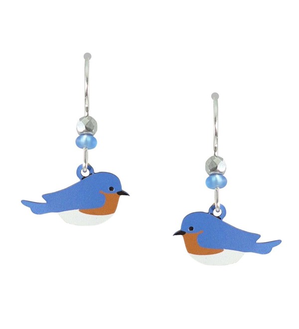 Sienna Sky Eastern Bluebird Bird Earrings 1184 - C711DVLA0XN
