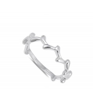 Thorn Stackable Curved Sterling Silver