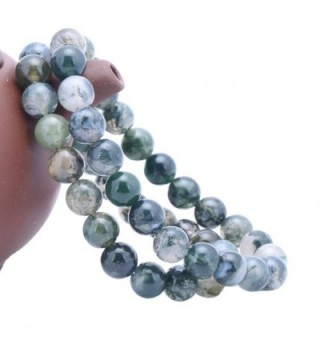 Agate Green Handmade Strand Bracelets in Women's Strand Bracelets