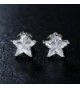 Sparkling Earrings Sterling Zirconia Eternity