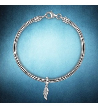 Sterling Silver Dangle European Bracelets in Women's Charms & Charm Bracelets
