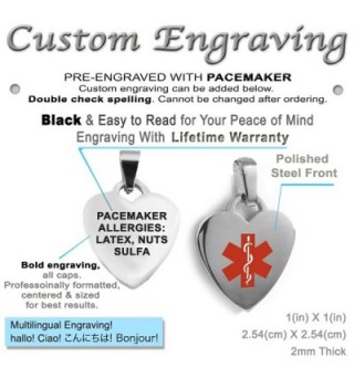 MyIDDr Pre Engraved Customized Pacemaker Millefiori