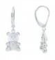 Sterling Silver Teddy Jewelry Earrings