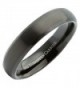 MJ 5mm Tungsten Carbide Black Plated Brushed Center and Polished Edge Ring - CR12OBOPG7S