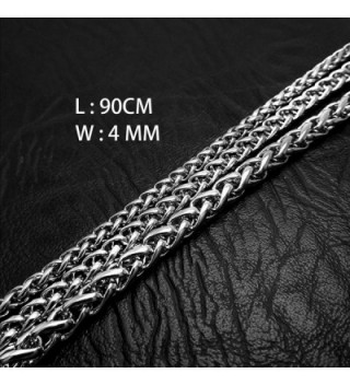 NEOWOO Stainless Necklace Titanium 19 36inch in Women's Chain Necklaces