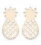 Cute Pineapple Fruit Earring Fashion Jewelry Best Friend Gift Earring for Girls and Women Gold - Gold - CI12C6YWLPB