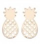 Cute Pineapple Fruit Earring Fashion Jewelry Best Friend Gift Earring for Girls and Women Gold - Gold - CI12C6YWLPB
