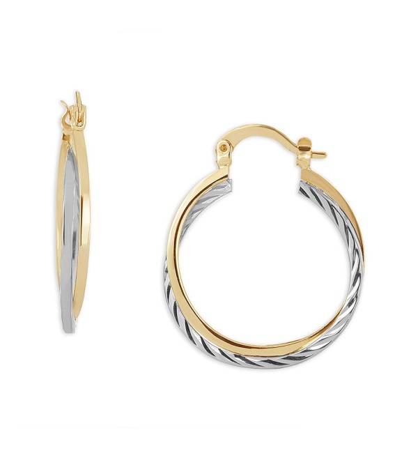 Earrings Hoops For Women By Fashionvictime - Gold Plated Jewel - CZ17YQ73N82